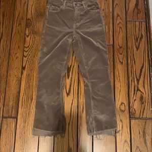 Mother Denim Brown Cords